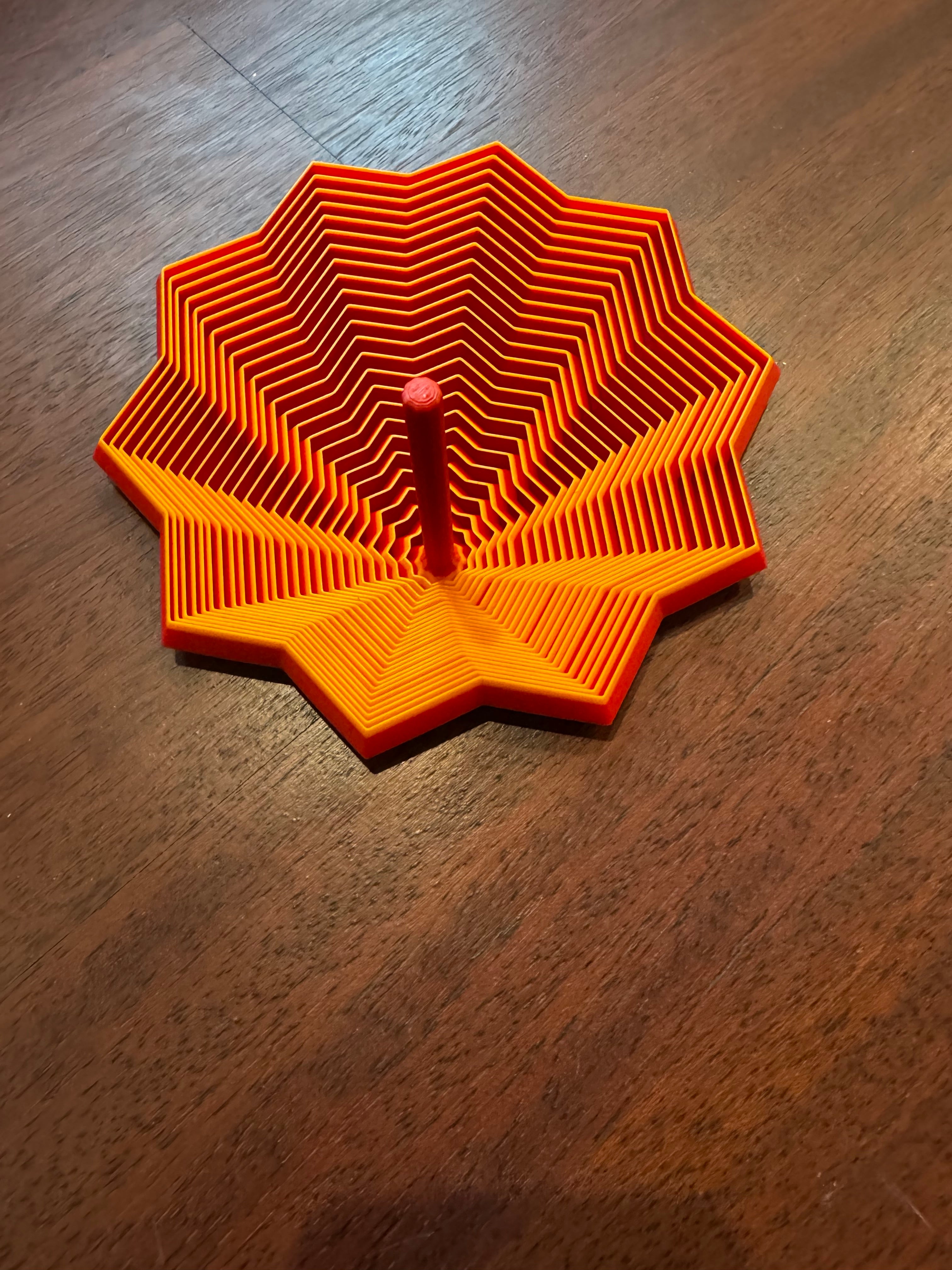 Mesmerizing Spiral Fidget Spinner - 3D Printed Desk Toy