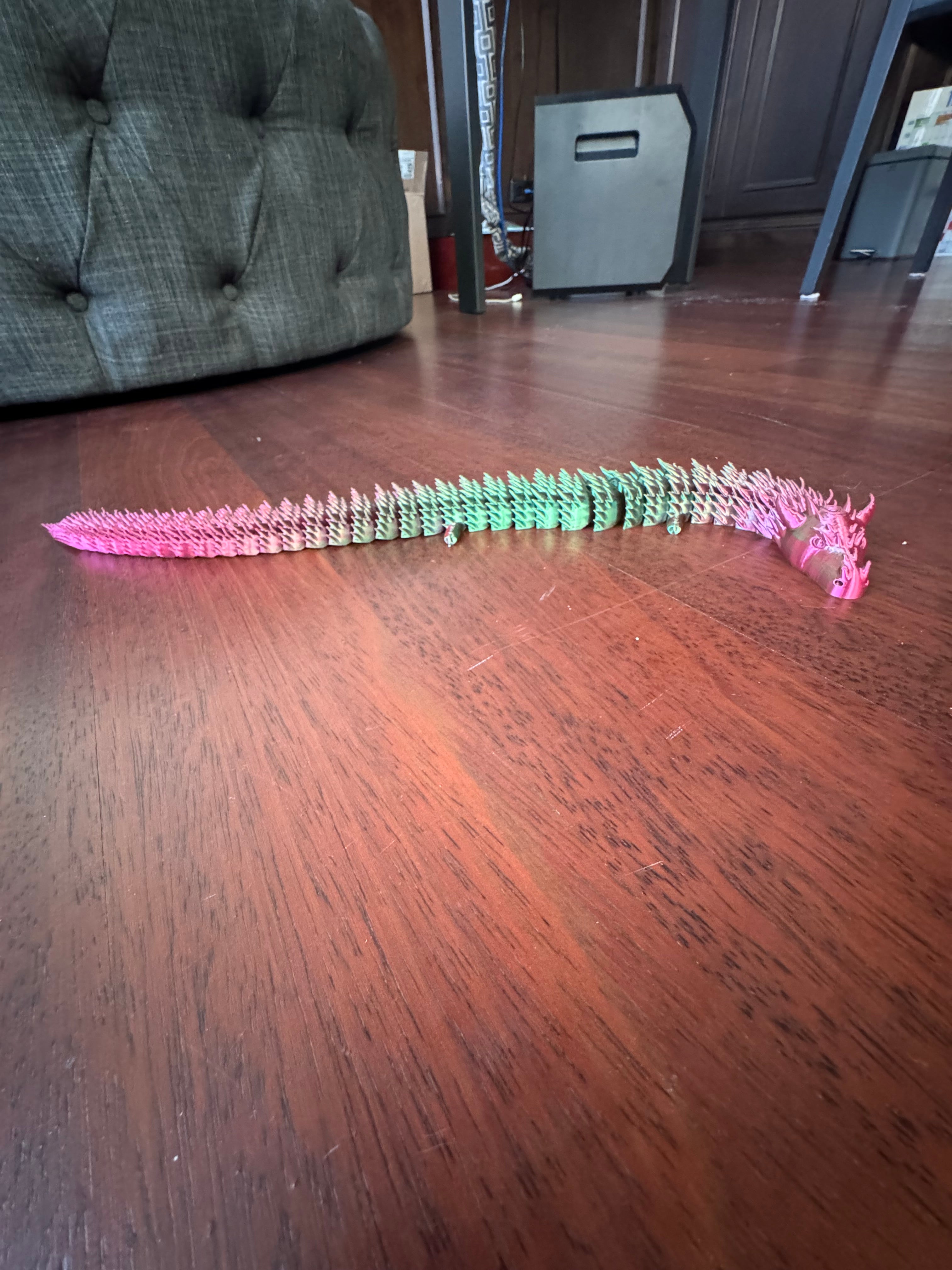 Articulated Rainbow Dragon - 3D Printed Flexi Toy